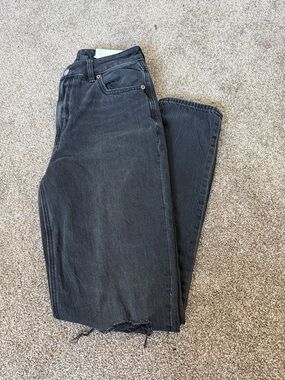 American Eagle Outfitters Black Mom Jeans - Strigid